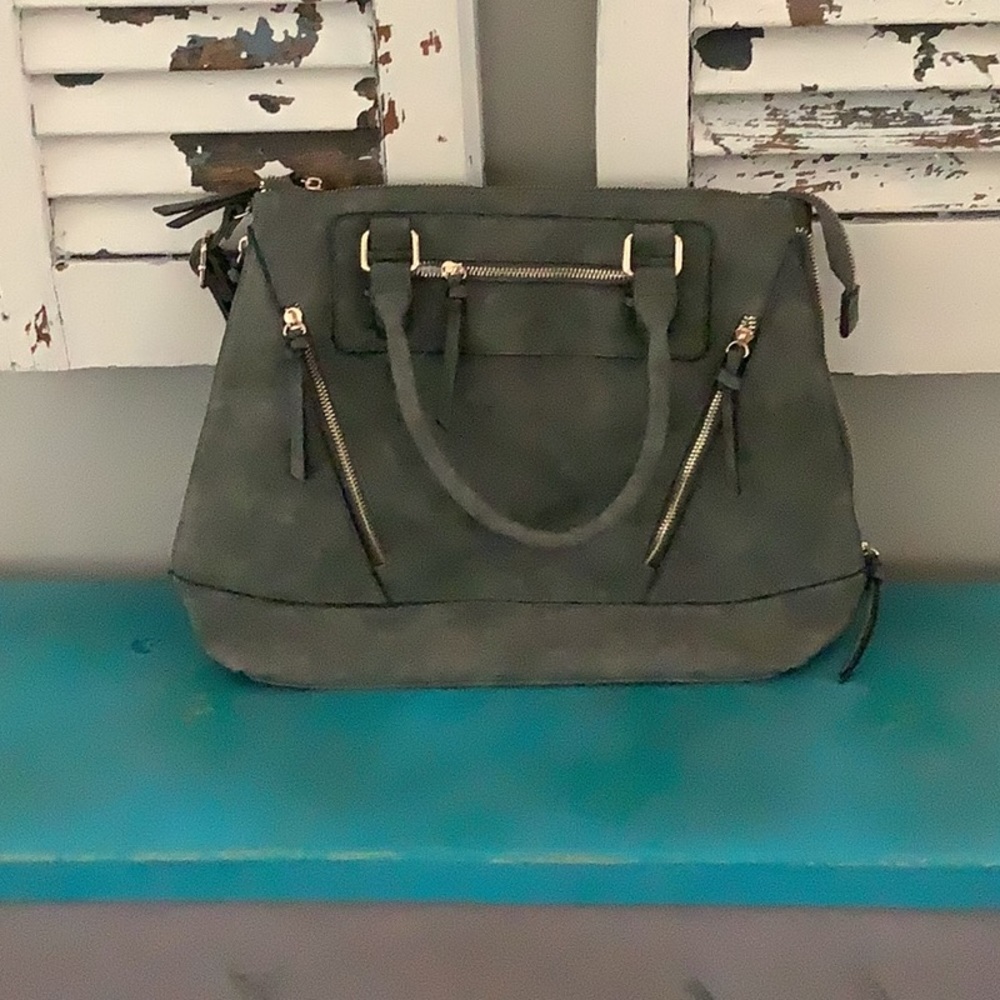Olive Green Shoulder Bag/Purse.